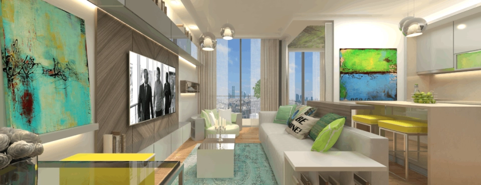 Maslak Levent Mecidiyeköy akışında Kağıthane bölgesinde bir proje - Görsel 5