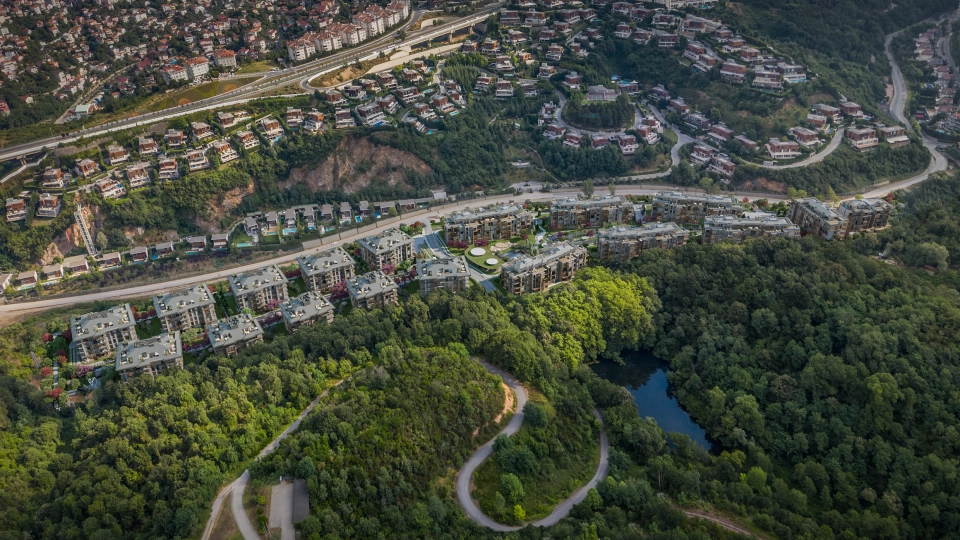 Luxury apartment in the heart of the forests of Istanbul