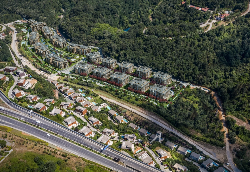 Luxury apartment in the heart of the forests of Istanbul