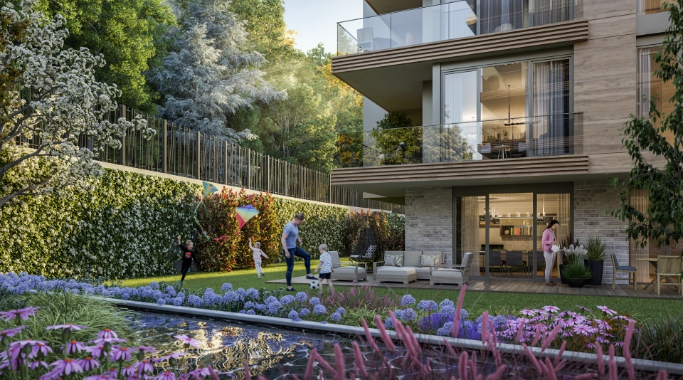 Luxury apartment in the heart of the forests of Istanbul