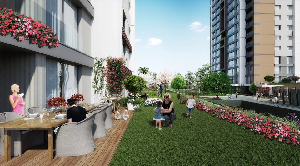 Apartments with sea, city, and forest views in Kartal