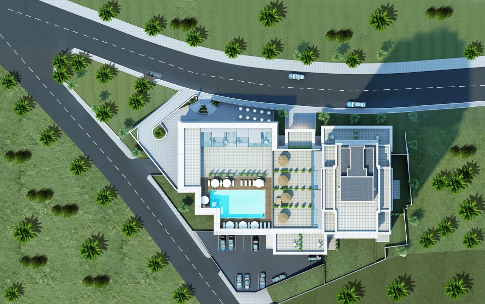 Unités de construction de haute qualité avec vue sur le célèbre lac artificiel de Bahçeşehir