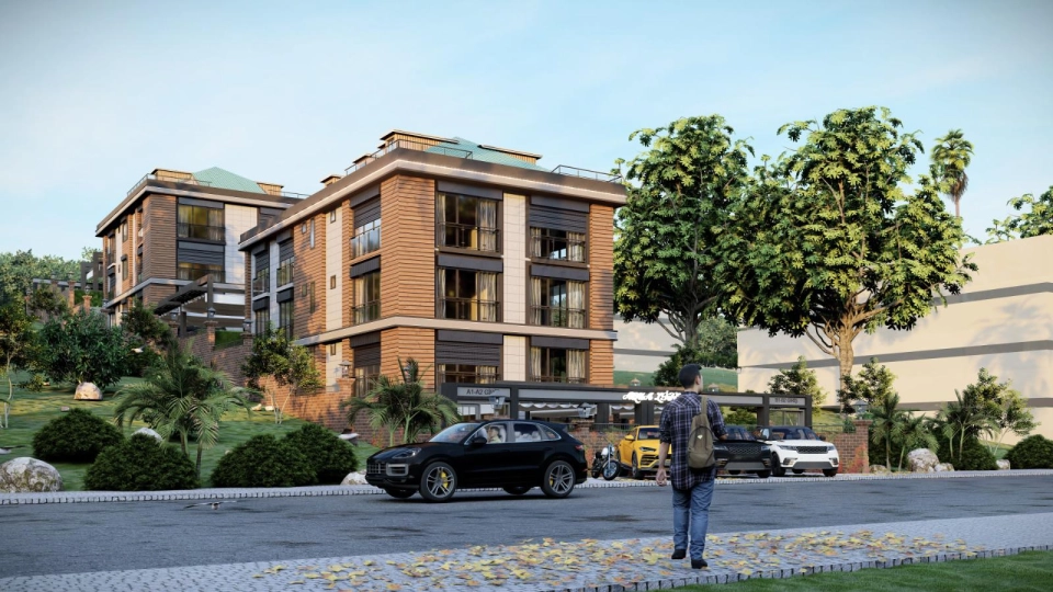 Villas de confort avec vue sur la mer Dans la région de Buyukcekmece adaptées à la citoyenneté turque