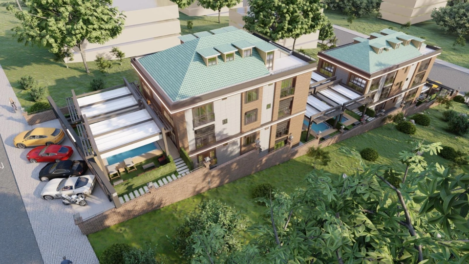 Comfort villas with sea views In Buyukcekmece region suitable for Turkish citizenship