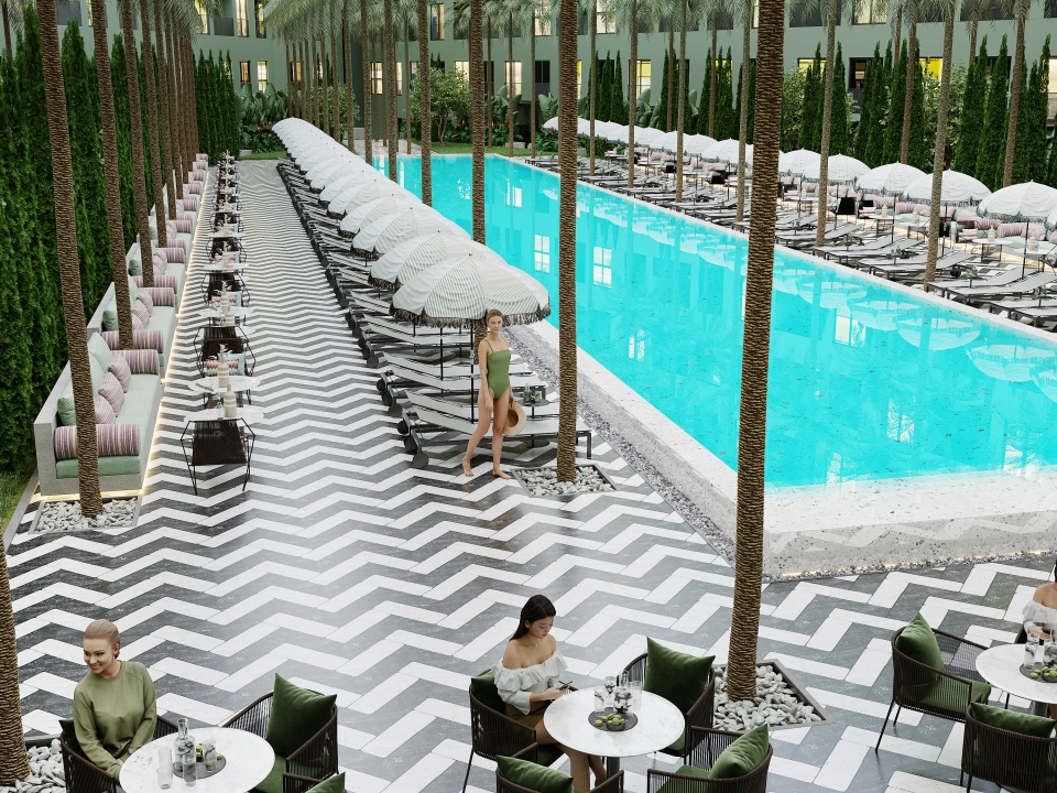 شقة في قلب المساحات الخضراء ووسط المدينة