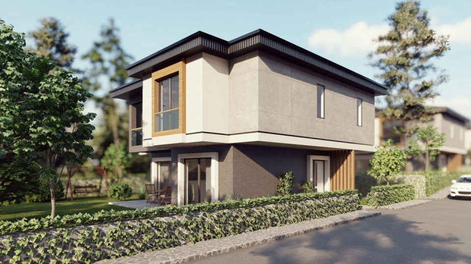 Villas avec design moderne sur la rive européenne d'Istanbul