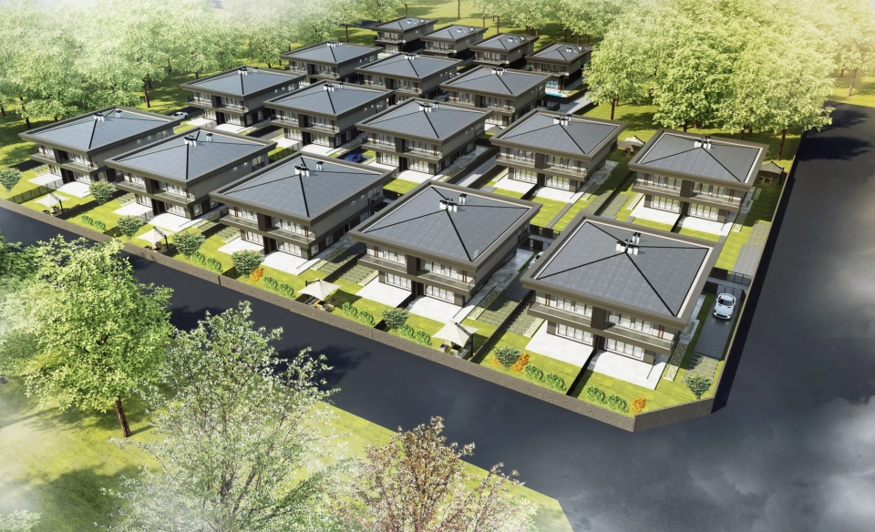 ویلاهایی با طراحی مدرن در بخش اروپایی استانبول