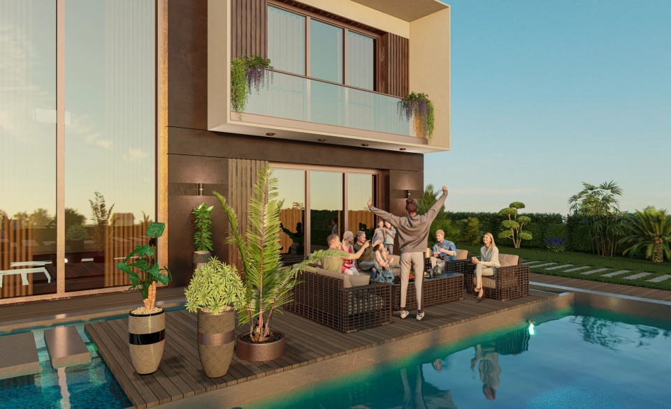 A very modern and stylish villa in the Buyukcekmece district of Istanbul