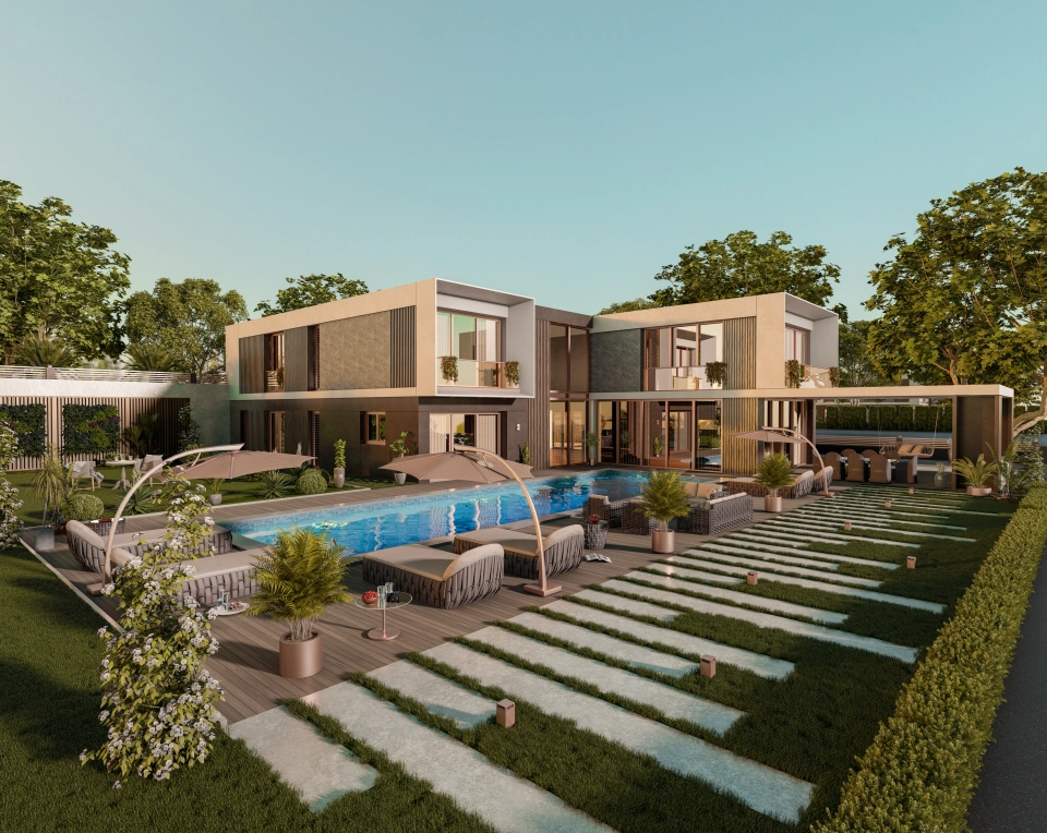 A very modern and stylish villa in the Buyukcekmece district of Istanbul