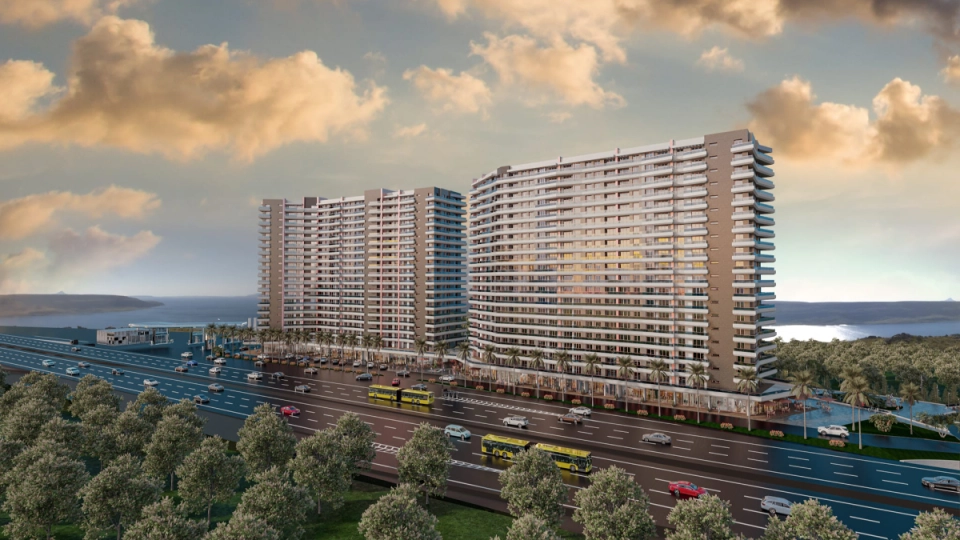 Büyükçekmece apartments with forest and sea views