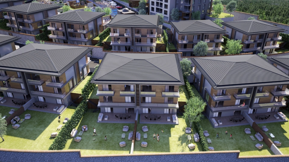 Bahçeşehir'de lüks yaşam için villalar