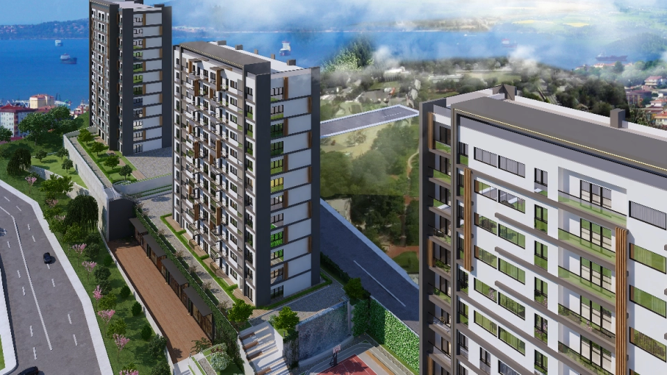 A property suitable for investing and starting a family life in Kartal