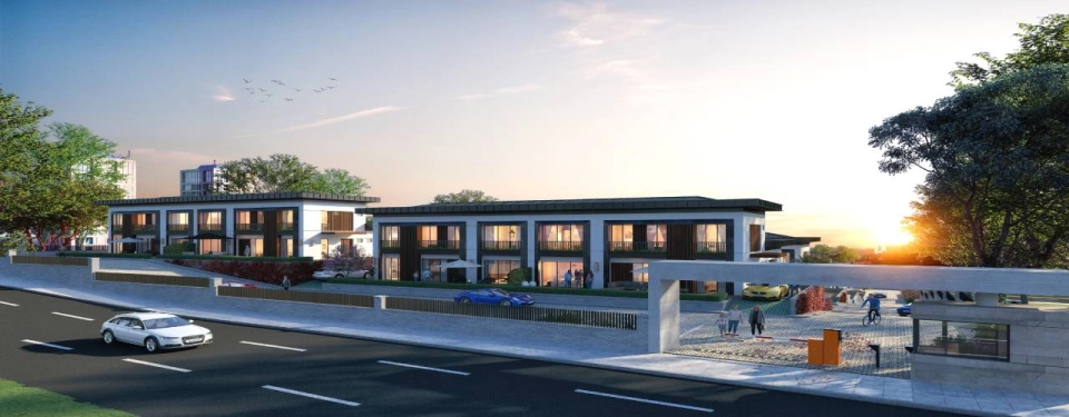 Villas with great design in Bahcesehir area