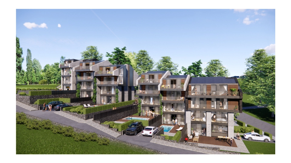 Prestigieux villas avec une architecture contemporaine dans l'un des meilleurs quartiers d'Istanbul