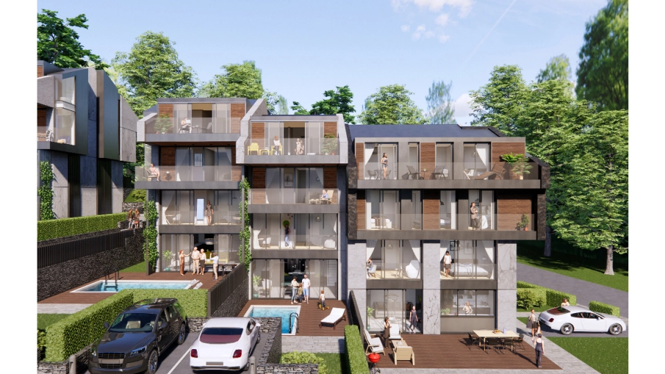 Luxury villas with very special architecture in the best area of Istanbul