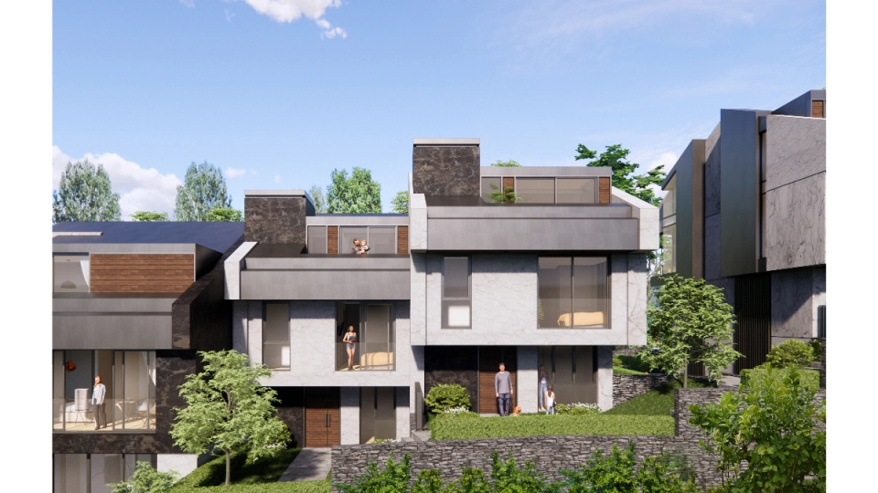 Luxury villas with very special architecture in the best area of Istanbul