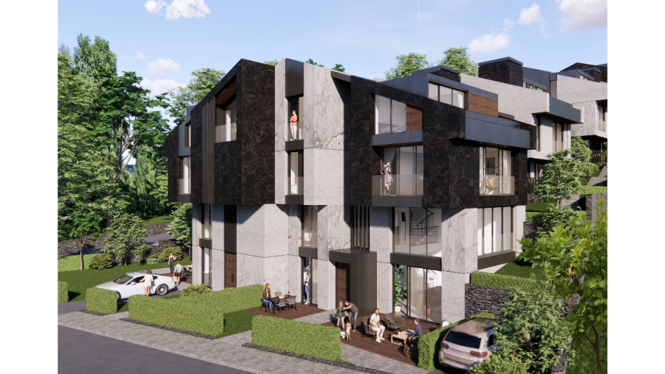 Luxury villas with very special architecture in the best area of Istanbul