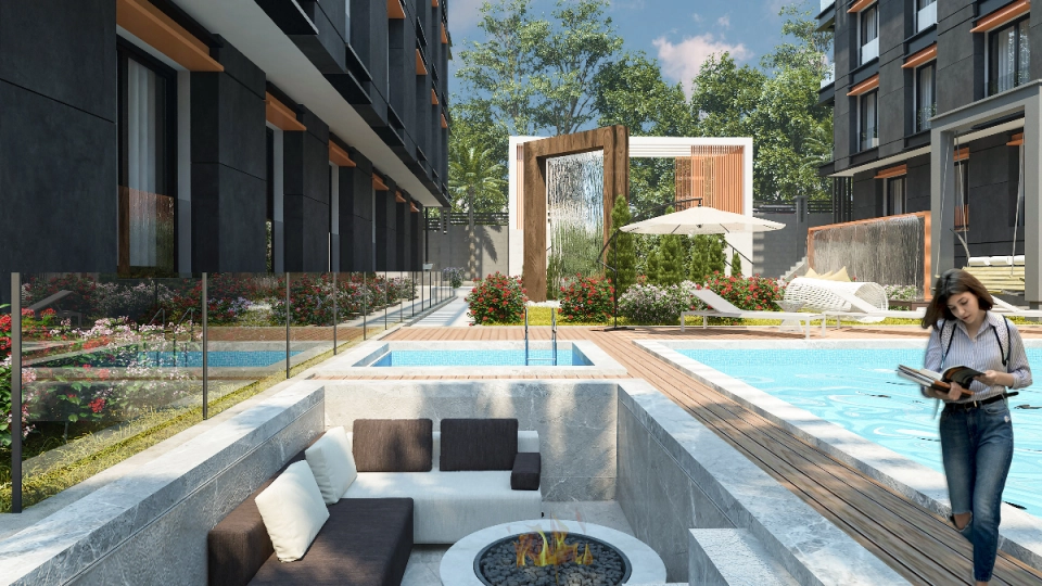 آپارتمانی مناسب برای زندگی خانوادگی در منطقه بیلیکدوزو استانبول