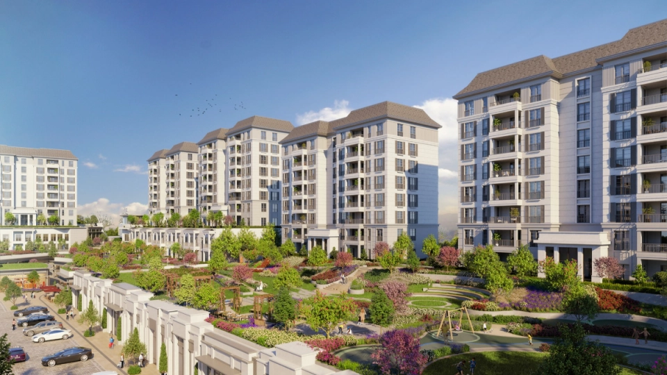 آپارتمانی به دور از هیاهوی شهر و در فضایی سبز