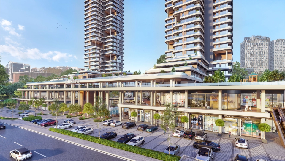 Appartements adaptées à une nouvelle vie dans la région prestigieuse d'Istanbul