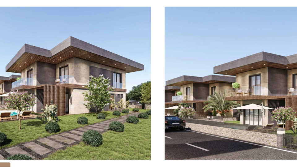 Toplu Taşıma Erişimine Sahip Muhteşem Deniz Manzaralı Villalar