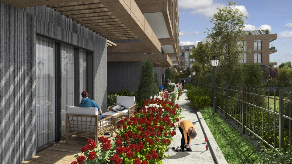 Deniz Manzaralı ve E5 ve E-80 Otoyollarına Kolay Erişime Sahip Lüks Daireler