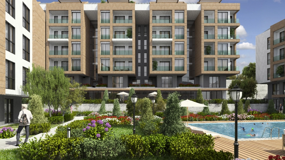 Luxury Apartments with Sea Views and Easy Access to E-5 and E-80 Highways