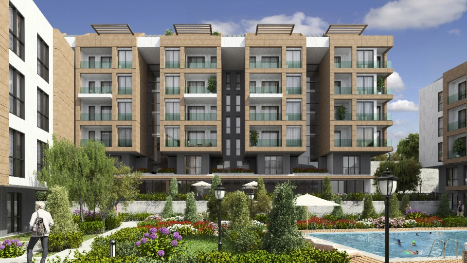 Luxury Apartments with Sea Views and Easy Access to E-5 and E-80 Highways