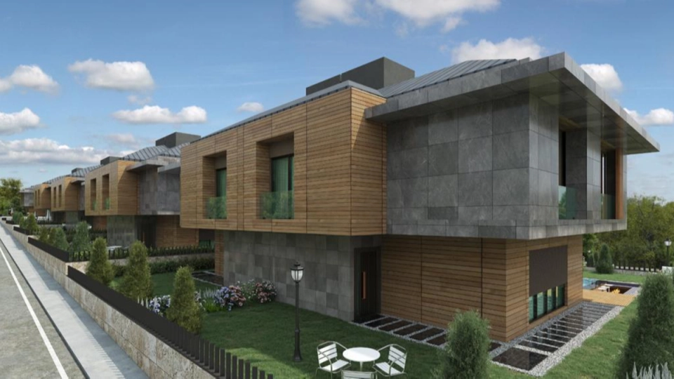 İstanbul'un Gelişmekte Olan Bölgesinde Özel Havuzlu ve Nefes Kesen Deniz Manzaralı Lüks Villalar