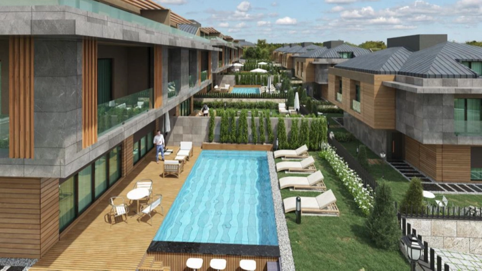 Luxury Villas with Private Pools and Breathtaking Sea Views in Developing Area of Istanbul