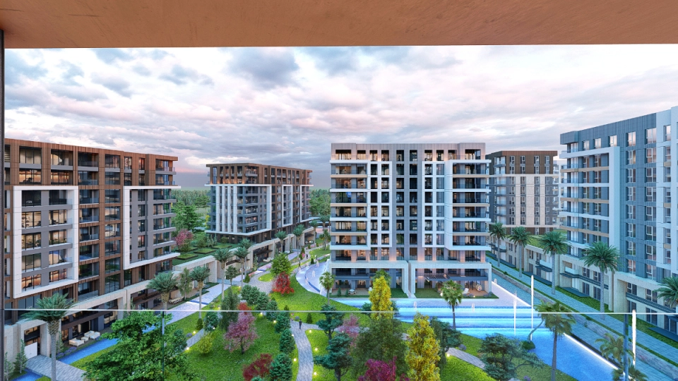 An apartment with special payment plans in Istanbul's growing neighborhood