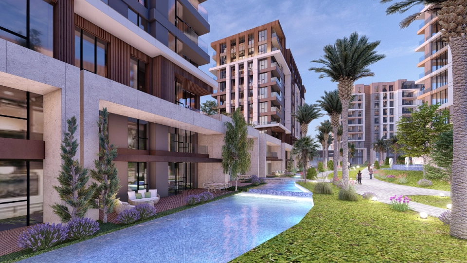 İstanbul'un büyüyen mahallesinde özel ödeme planları olan bir daire