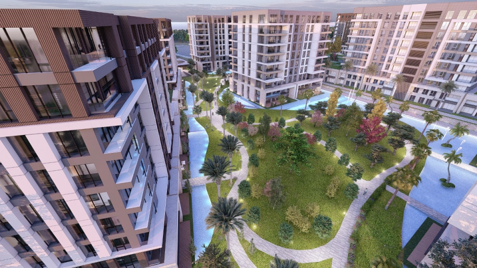 An apartment with special payment plans in Istanbul's growing neighborhood