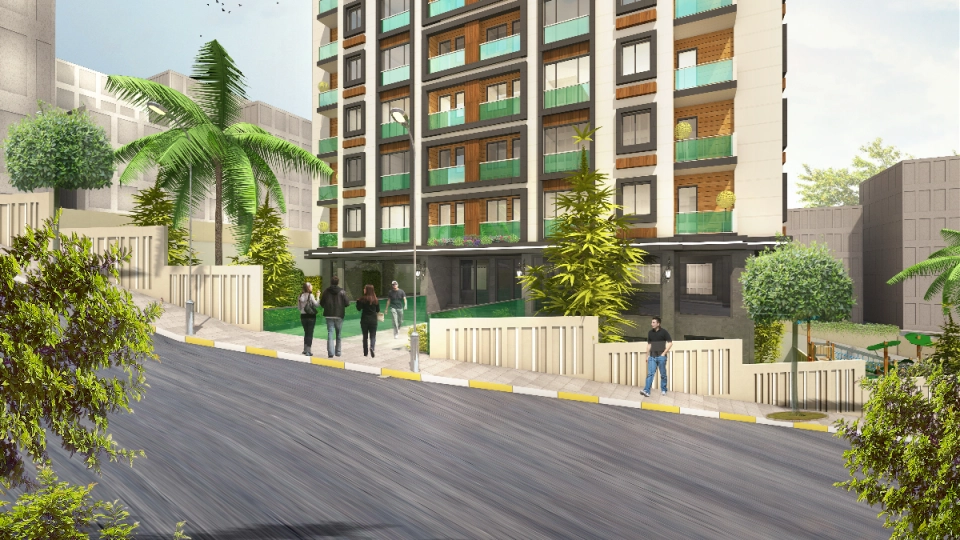 آپارتمان های لوکس در فاصله چند دقیقه‌ای ایستگاه مترو در Kagithane استانبول