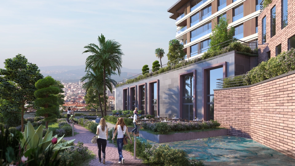 Flats with family concept in Camlica region of Istanbul