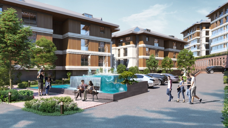 آپارتمان با کانسپت خانوادگی در منطقه Camlica استانبول