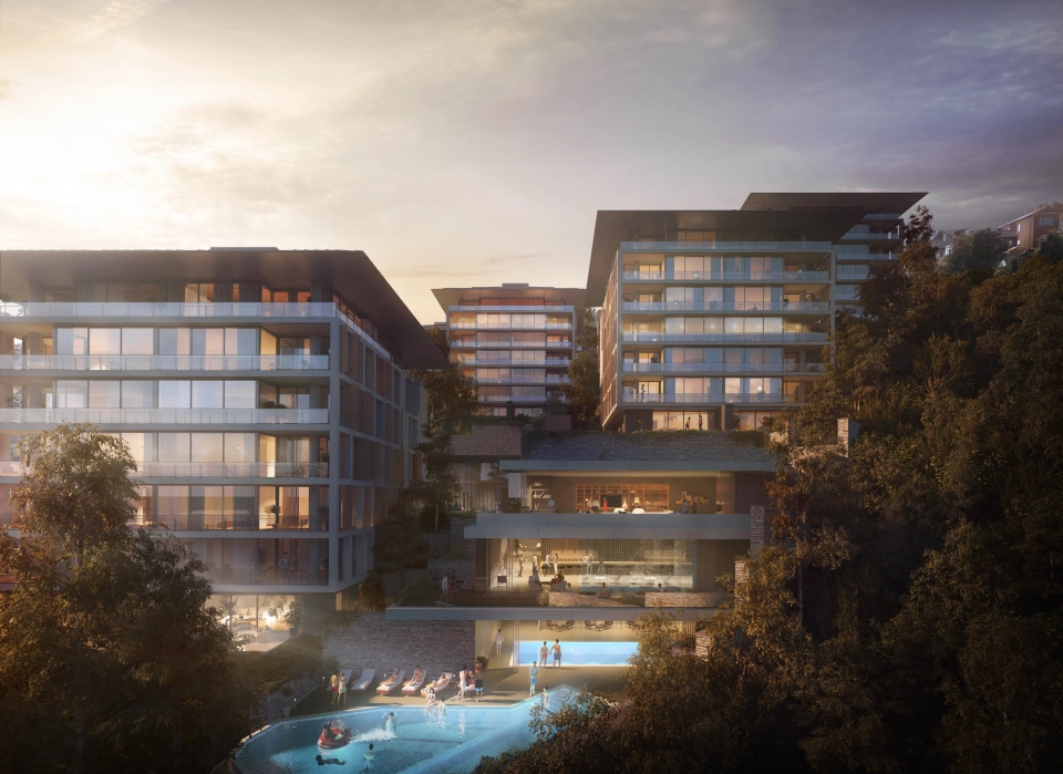 عمارتی برای زندگی خانوادگی با منظره پل بغاز در اسکودار