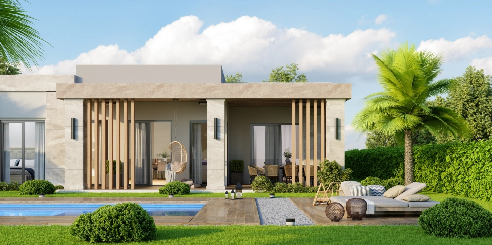 فلل بإطلالات على البحر والبحيرة