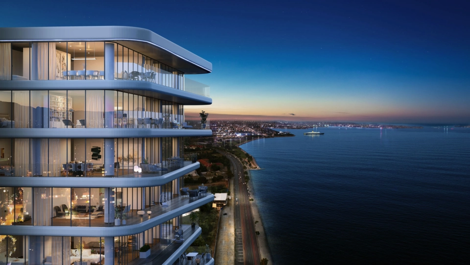 Luxueux appartement avec vue sur mer à Zeytinbornu