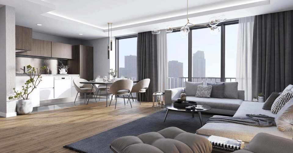 Lüks ve gelişmiş Ataşehir bölgesinde yaşamak ve vatandaşlık almak için mülk - Görsel 4