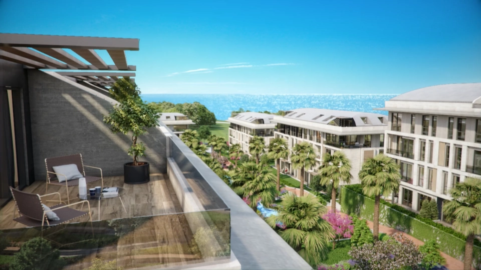 Apartments with a spectacular view of the Marmara Sea