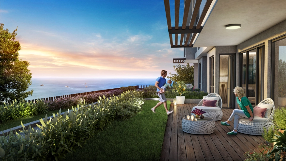 Apartments with a spectacular view of the Marmara Sea