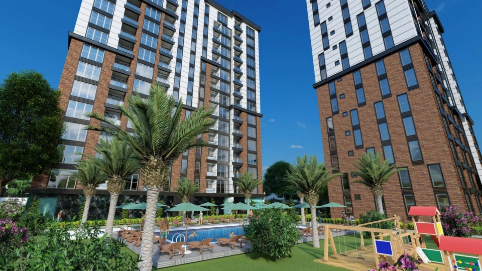 Kartal'da modern mimariye sahip rezidans daireler